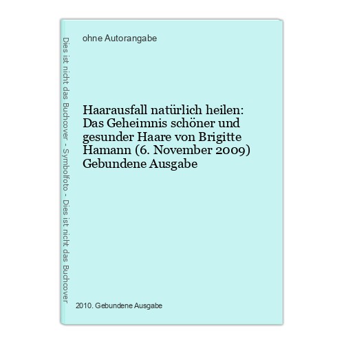 Haarausfall natürlich heilen