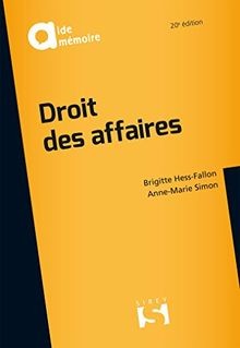 Droit des affaires 20e - -,